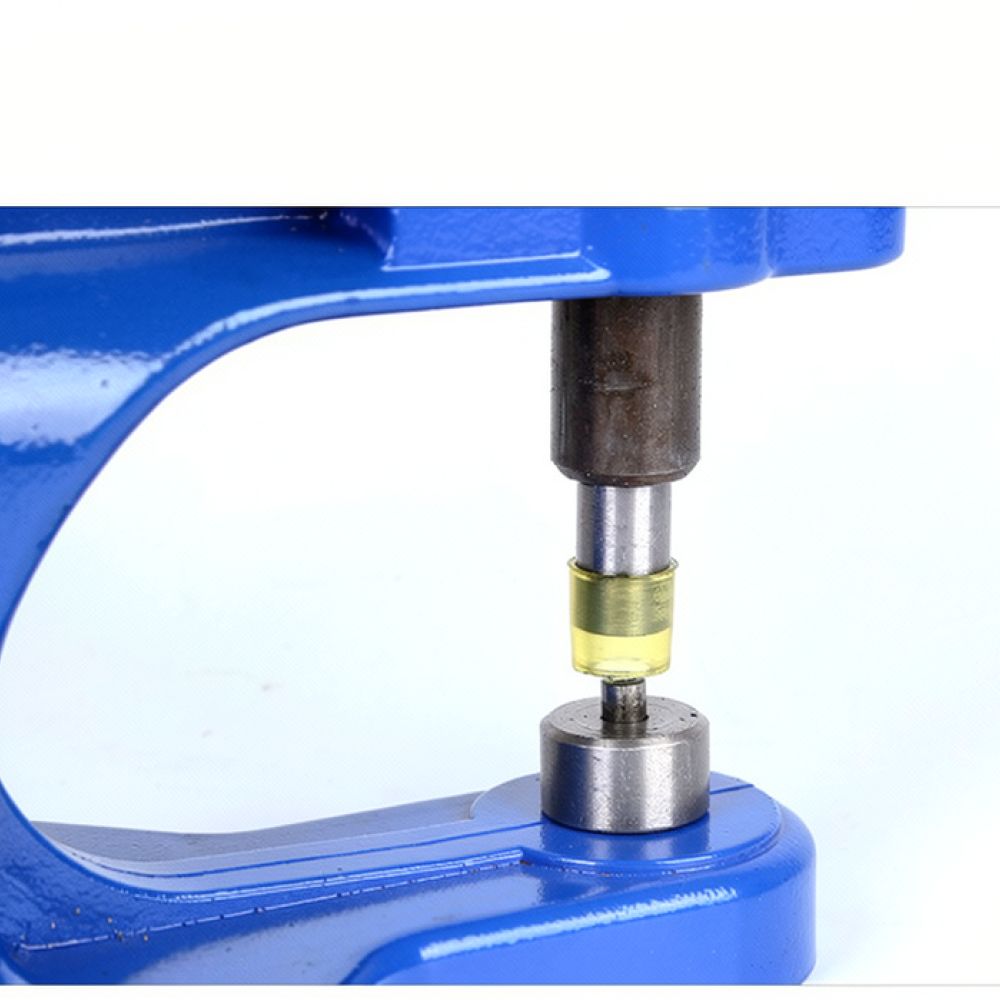 Leatherwork Hand Press - เครื่องมือกดตัวล็อคแบบมือถือ ทำจากอะลูมิเนียมน้ำหนักเบา สำหรับงานประดิษฐ์หมวก เข็มขัด ผ้าม่าน และงานเครื่องหนัง