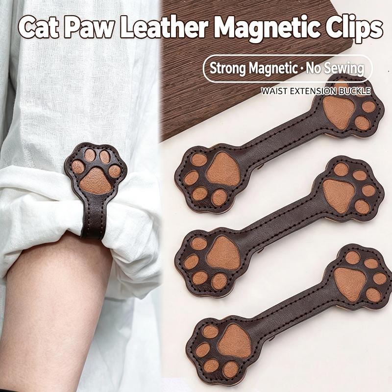Leatherwork Designs - คลิปหนีบเอกสารหนังพรีเมียม 2 ชิ้น พร้อมแม่เหล็กแรงสูง ดีไซน์กันลื่น เหมาะสำหรับงานออฟฟิศ