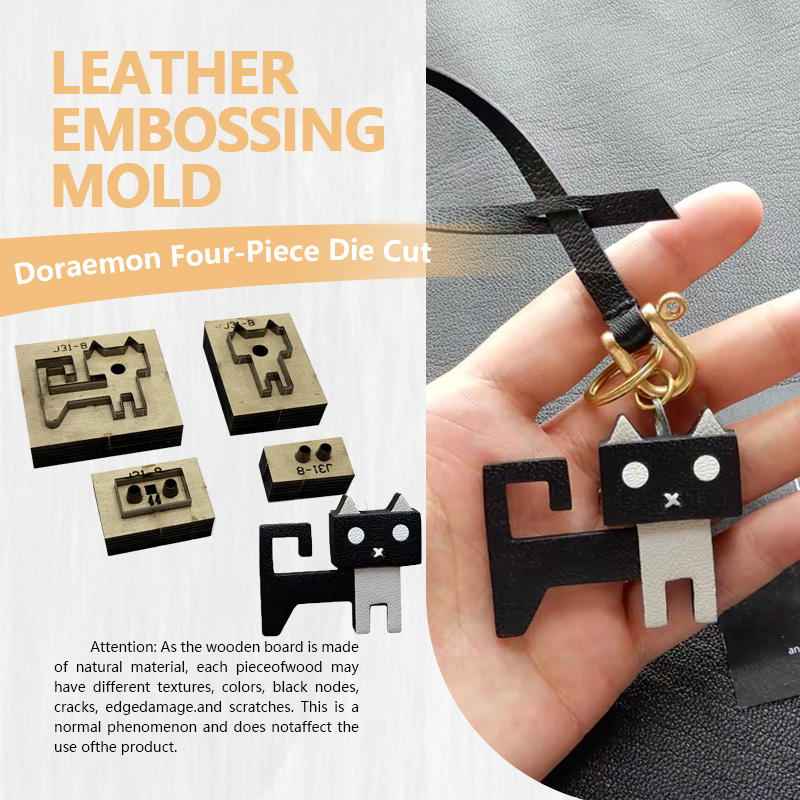 Leatherwork Machine - ชุดเครื่องมือแกะสลักหนังแบบ 4 ชิ้น รุ่น Machine Cat