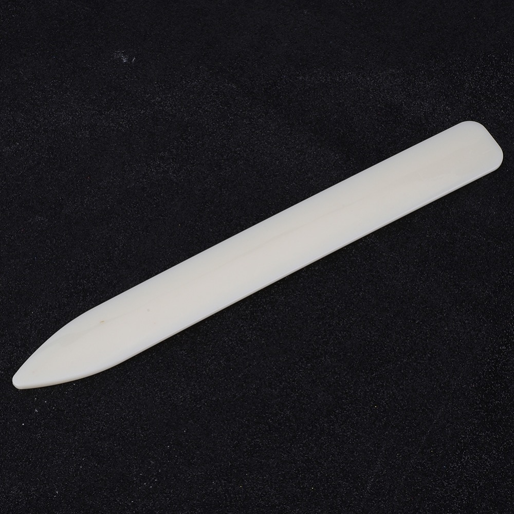 Bone Folder Tool - เครื่องมือพับขอบหนังแบบยาว 5 ชิ้น วัสดุพลาสติก แบบถือด้วยมือ ใช้สำหรับงานหนัง