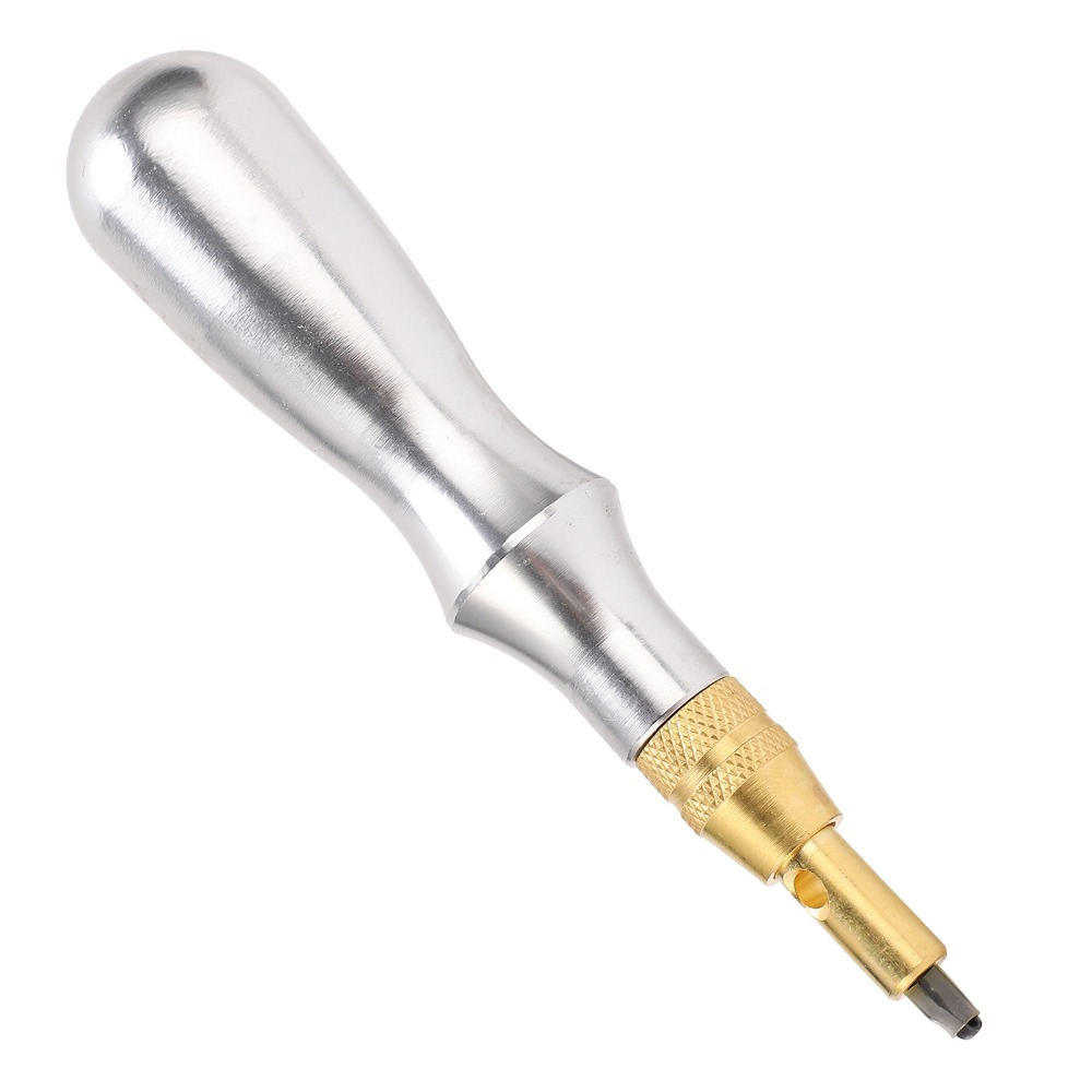 Groover Stitching Tool - ชุดเครื่องมือเซาะร่องหนัง 7 ชิ้น ด้ามจับอะลูมิเนียม ดีไซน์อเนกประสงค์ ปรับได้
