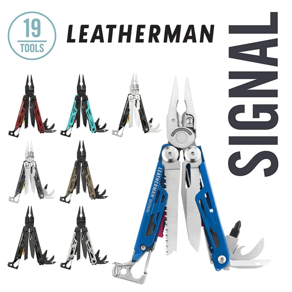 Leatherwork Machine - อุปกรณ์มัลติทูลสำหรับตั้งแคมป์พร้อมค้อนและนกหวีดฉุกเฉิน-10สี