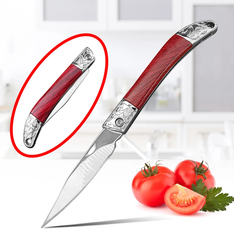 Bone Folder Tool - มีดยูทิลิตี้พับใบมีด Boning Meat Cleaver ปลาผัก BBQ