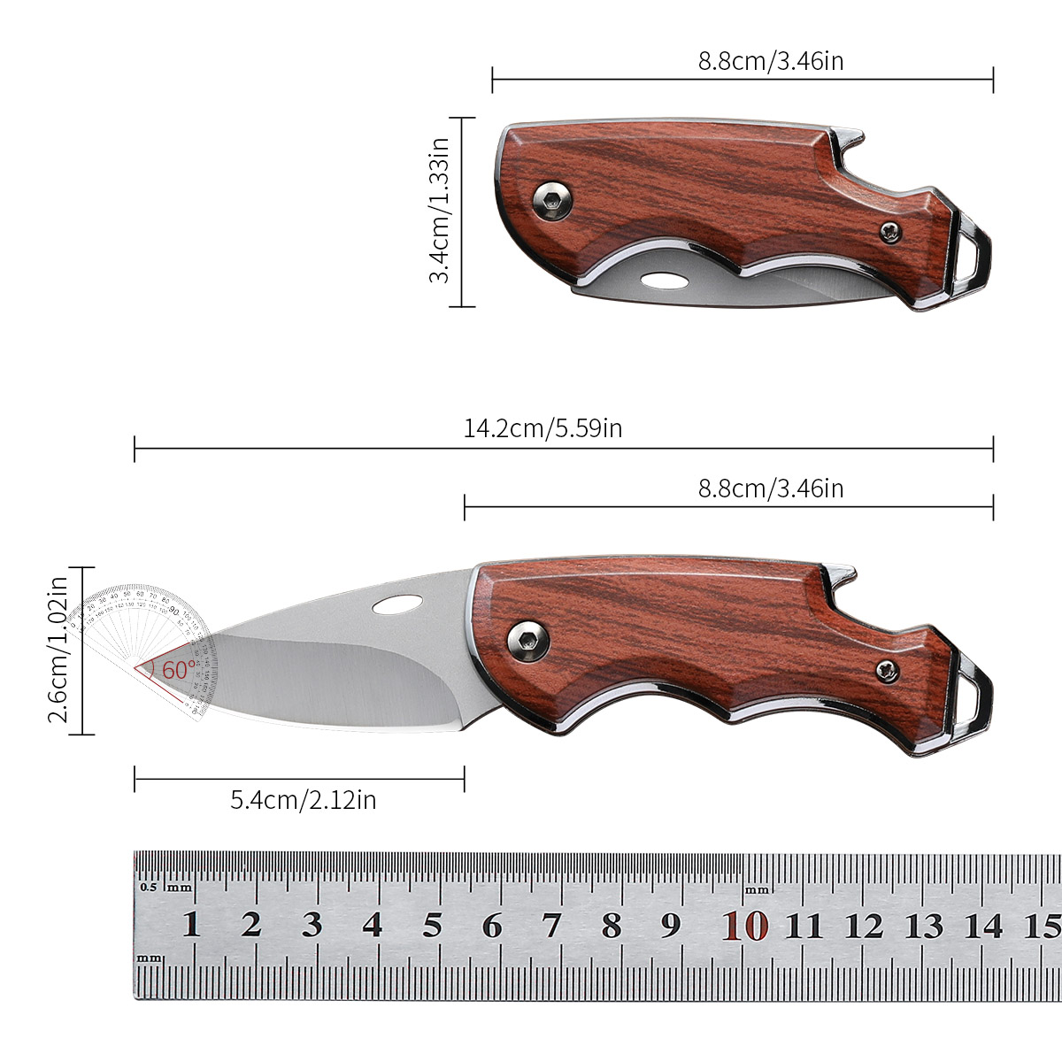 Handmade ปลอมมีดพับ Boning สแต - Bone Folder Tool บทวิจารณ์และราคา