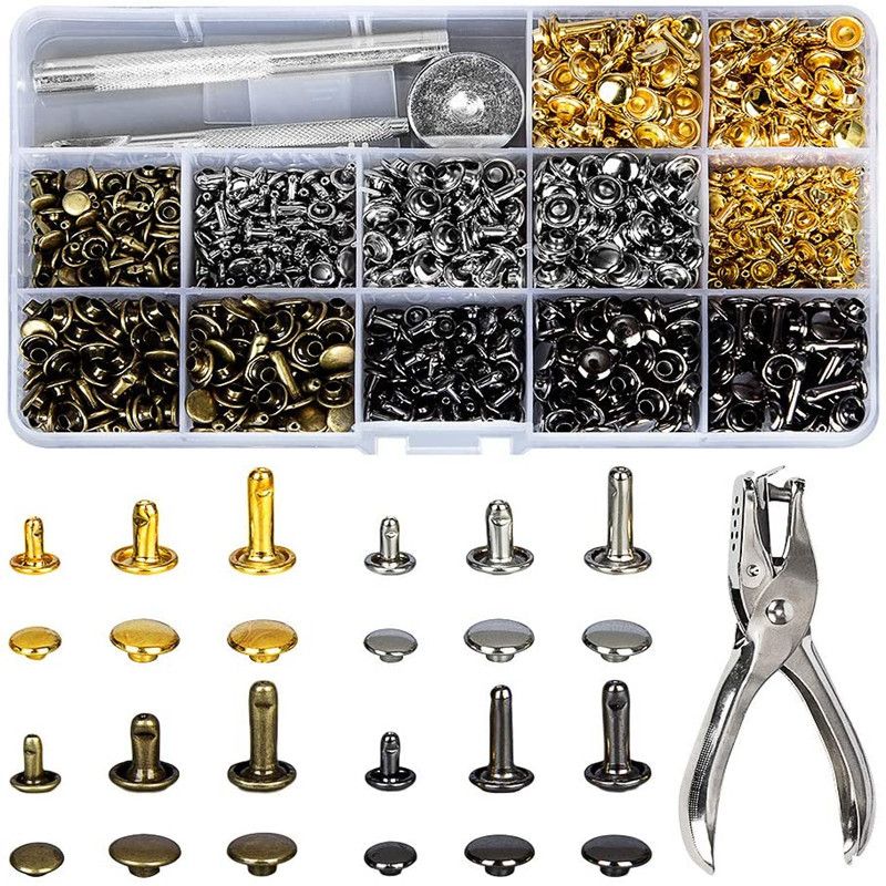 โลหะคู่หมวก Rivets สตั๊ดรอบ Sp - Rivet Setter Tool บทวิจารณ์และราคา