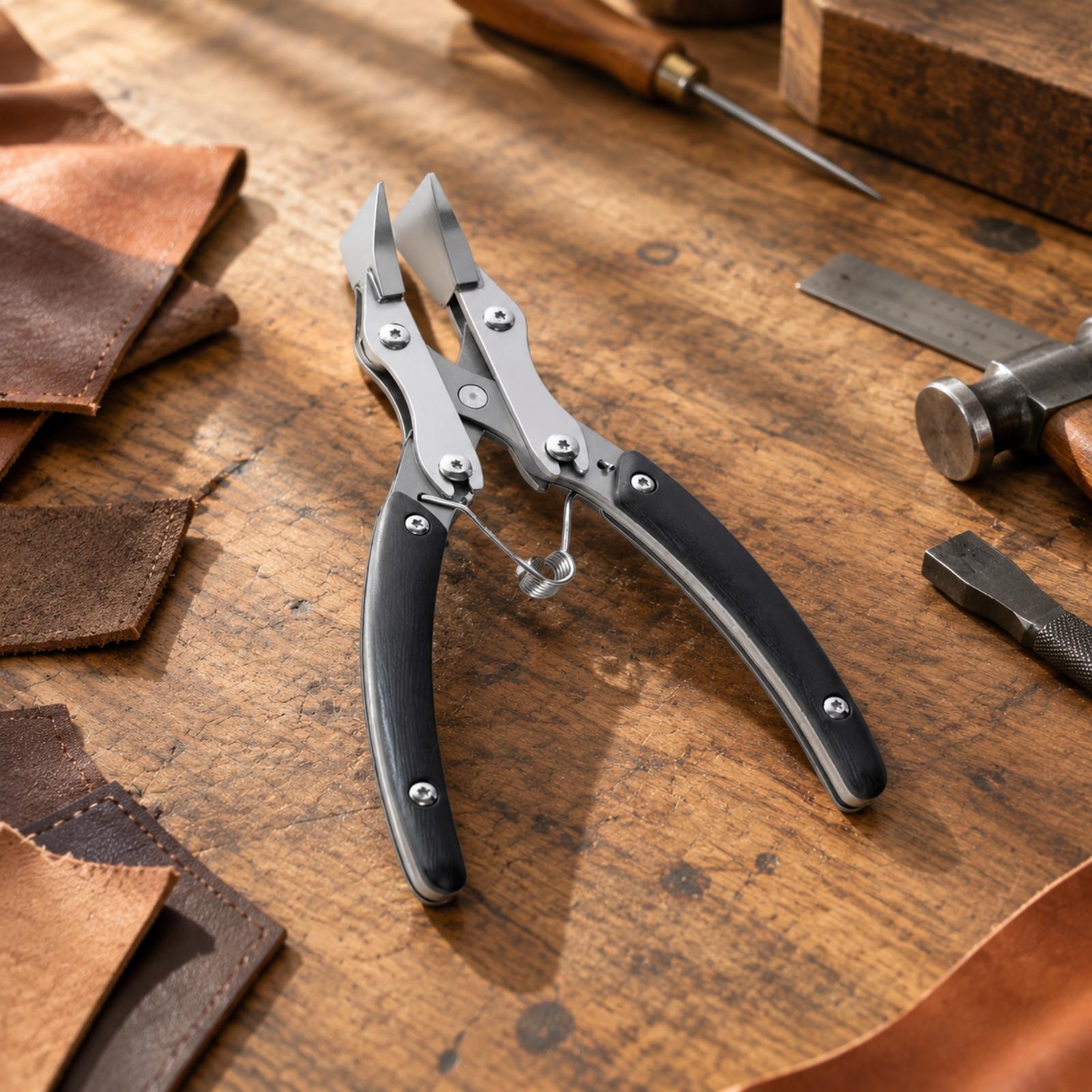 คีมปากแบนสำหรับงานเครื่องหนัง  - Leatherwork Hand Press บทวิจารณ์และราคา