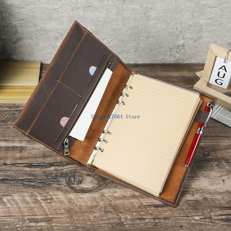 ปกวารสารแบบพกพา T3LB พร้อมหน้า - Leather Work Diary Covers บทวิจารณ์และราคา