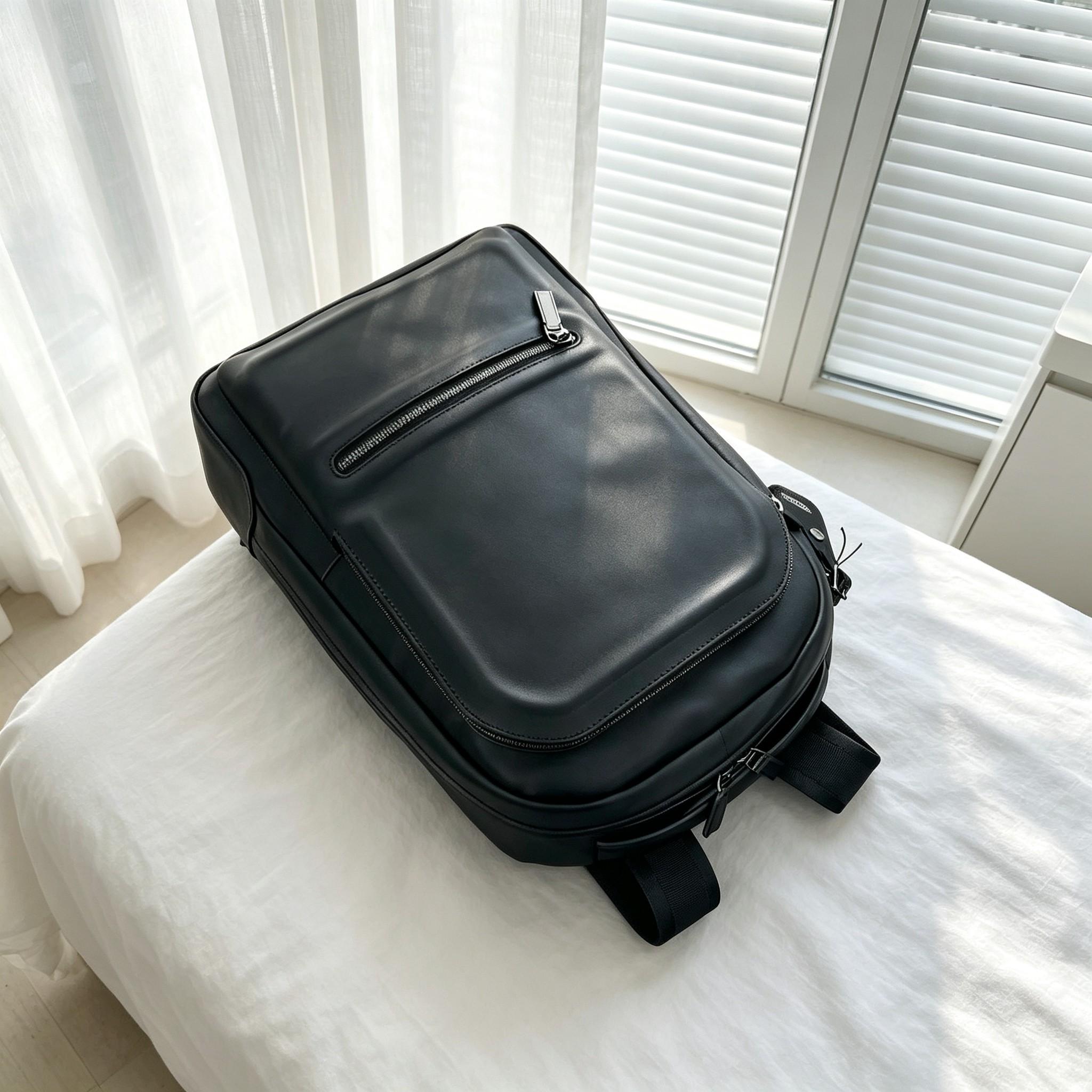 กระเป๋าเป้สำหรับนักธุรกิจและผู - Leather Work Rucksack Mens บทวิจารณ์และราคา