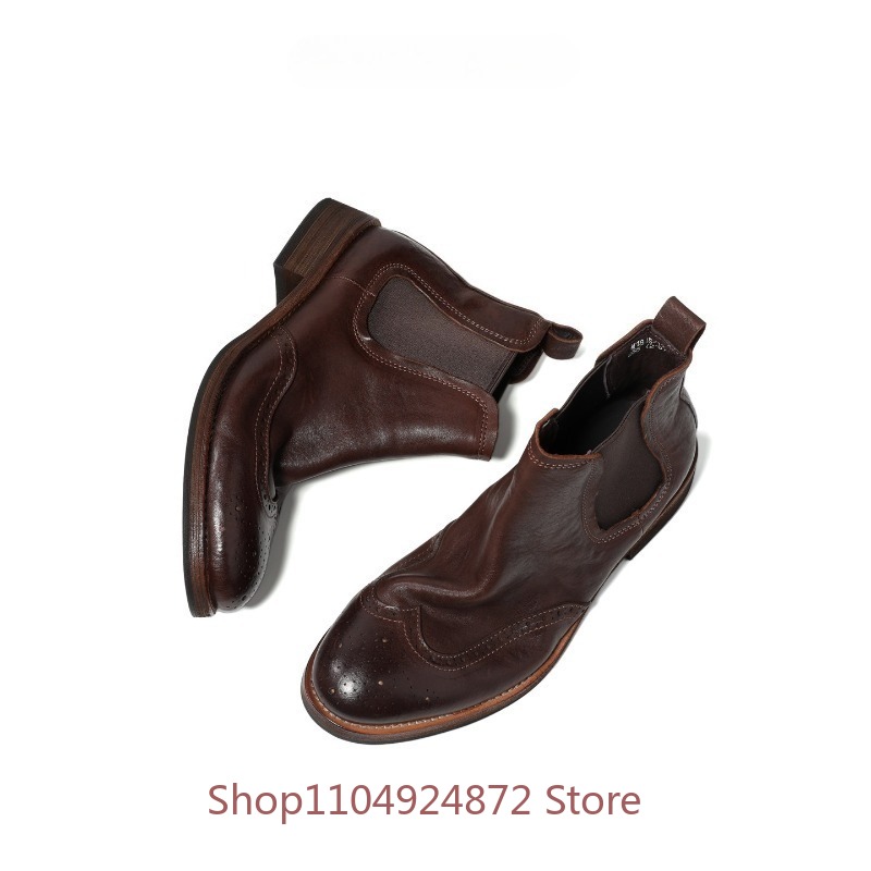 รองเท้าบูทเชลซีสไตล์วินเทจ ทำม - Leatherwork Designs บทวิจารณ์และราคา