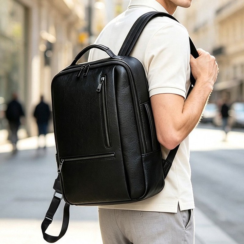 กระเป๋าเป้สะพายหลังสำหรับใส่แล - Leather Work Rucksack Mens บทวิจารณ์และราคา
