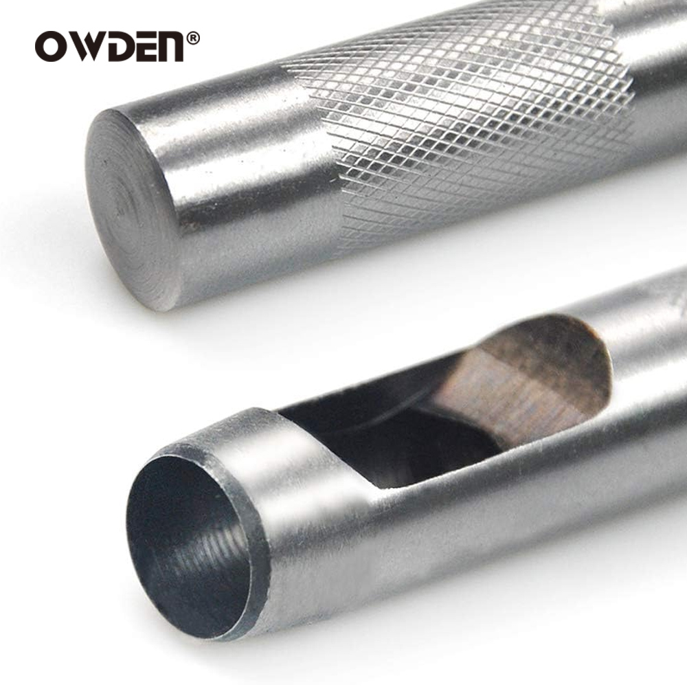 6pcs หนังเจาะรูเครื่องมือเหล็ก - Rivet Setter Tool บทวิจารณ์และราคา