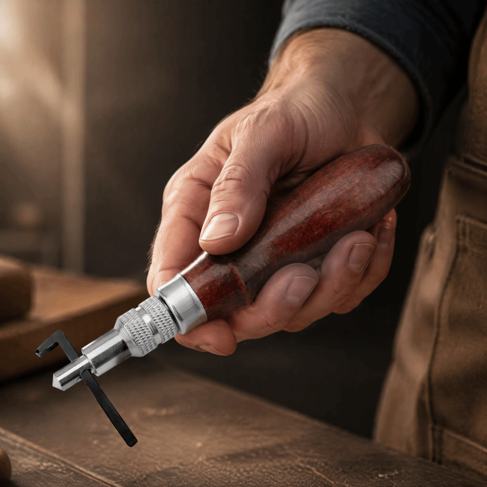 เครื่องมือเซาะร่องหนังปรับระดั - Groover Stitching Tool บทวิจารณ์และราคา