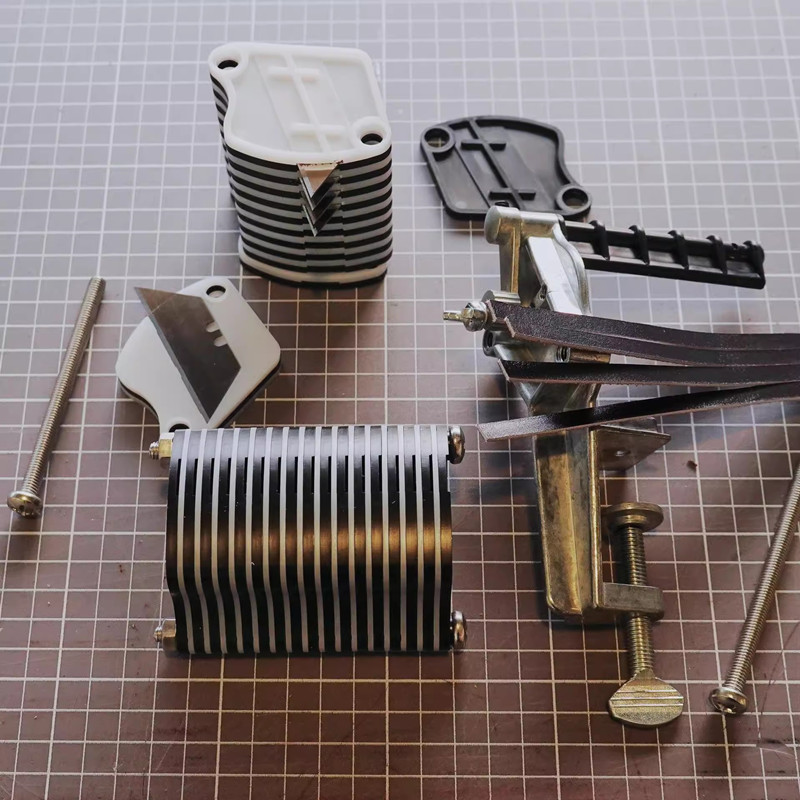 เครื่องตัดแถบหนังเดสก์ท็อป DIY - Leatherwork Machine บทวิจารณ์และราคา