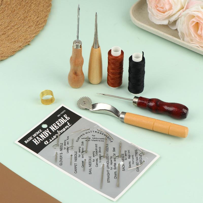 ชุดเครื่องมือเย็บหนัง ด้ามไม้  - Groover Stitching Tool บทวิจารณ์และราคา