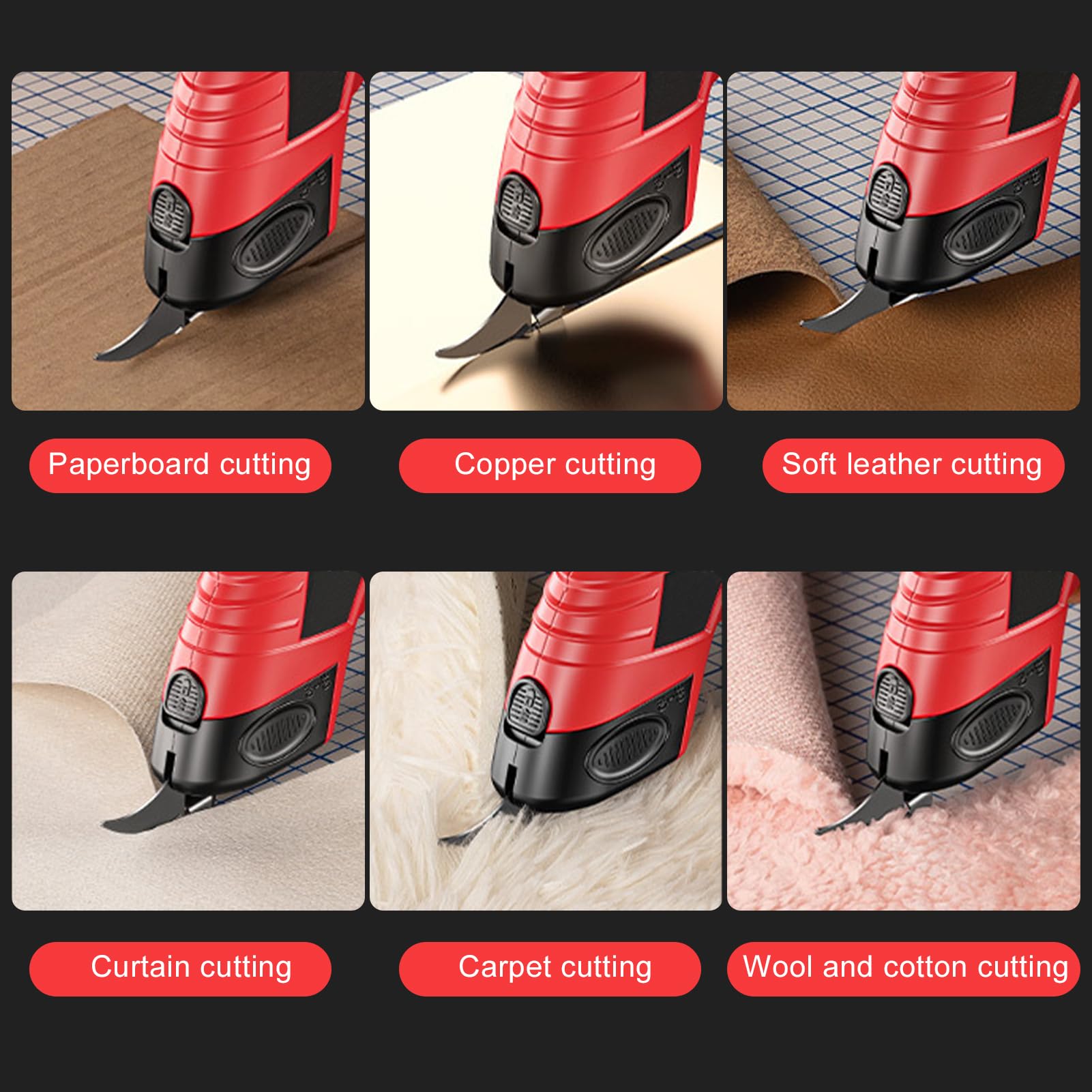 กรรไกรไฟฟ้าไร้สายสำหรับตัดผ้า  - Leatherwork Machine บทวิจารณ์และราคา
