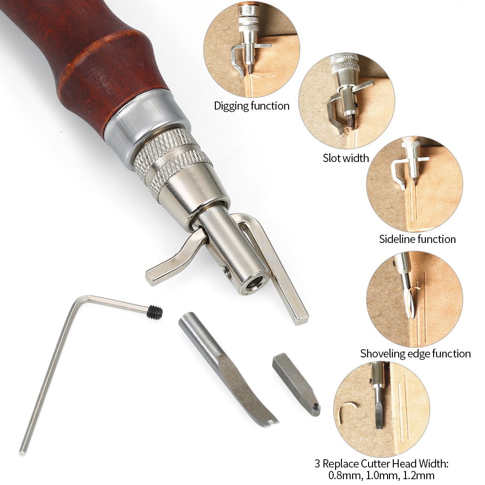เครื่องมือตัดหนังแบบปรับได้ พร - Groover Stitching Tool บทวิจารณ์และราคา