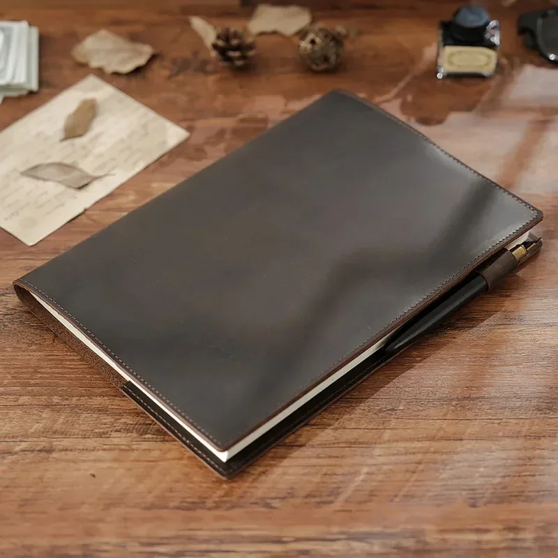 ปกสมุดบันทึกหนังวินเทจใหม่ B5, - Leather Work Diary Covers บทวิจารณ์และราคา