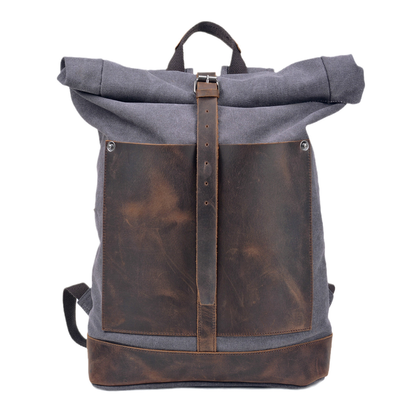 กระเป๋าเป้สะพายหลังผ้าแคนวาสเค - Leather Work Rucksack Mens บทวิจารณ์และราคา