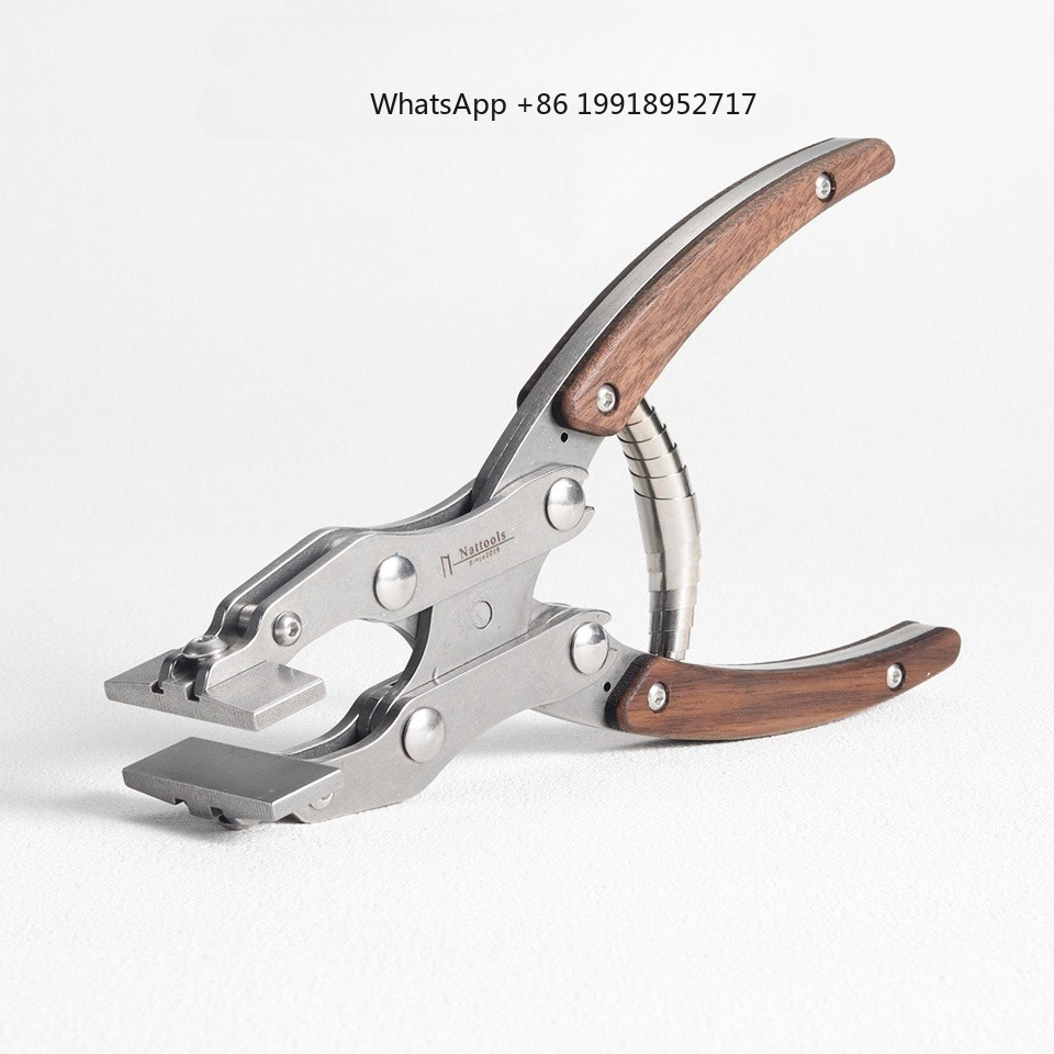 คีมหนีบหนังแบบแบน สแตนเลส ทำมื - Leatherwork Hand Press บทวิจารณ์และราคา