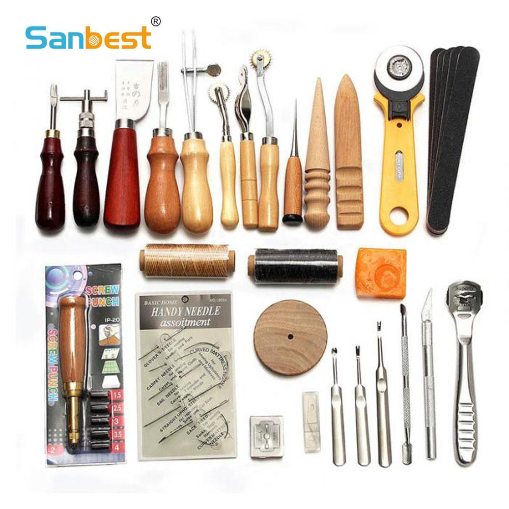 Sanbest Professional หนังหัตถก - Groover Stitching Tool บทวิจารณ์และราคา