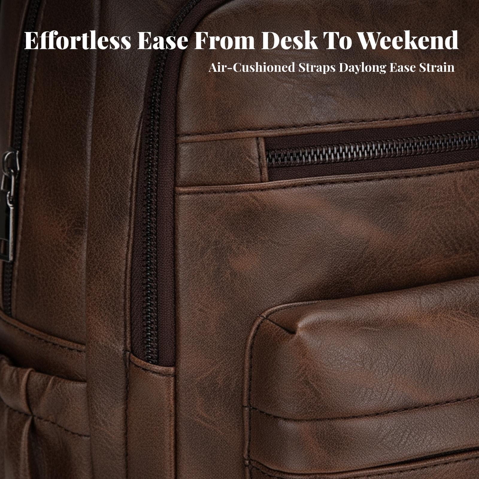 กระเป๋าเป้กันน้ำสำหรับผู้ชายพร - Leather Work Rucksack Mens บทวิจารณ์และราคา